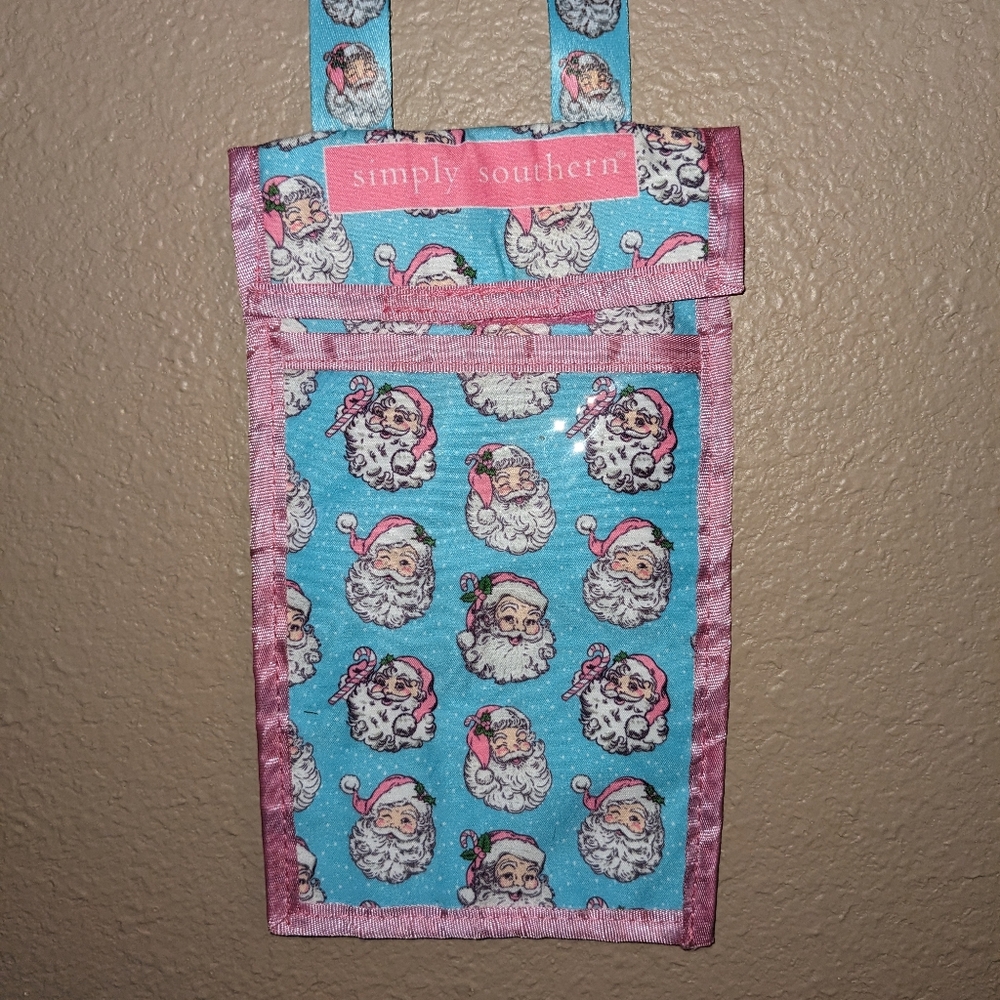 Simply Southern Santa Theme Passport/ID Holder
